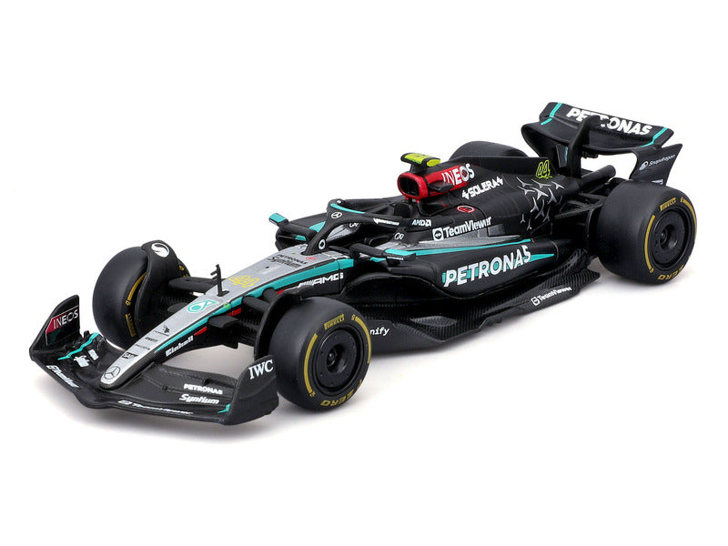 Coche modelo Mercedes, Bburago, Lewis Hamilton, #44, 1:43, F1W15