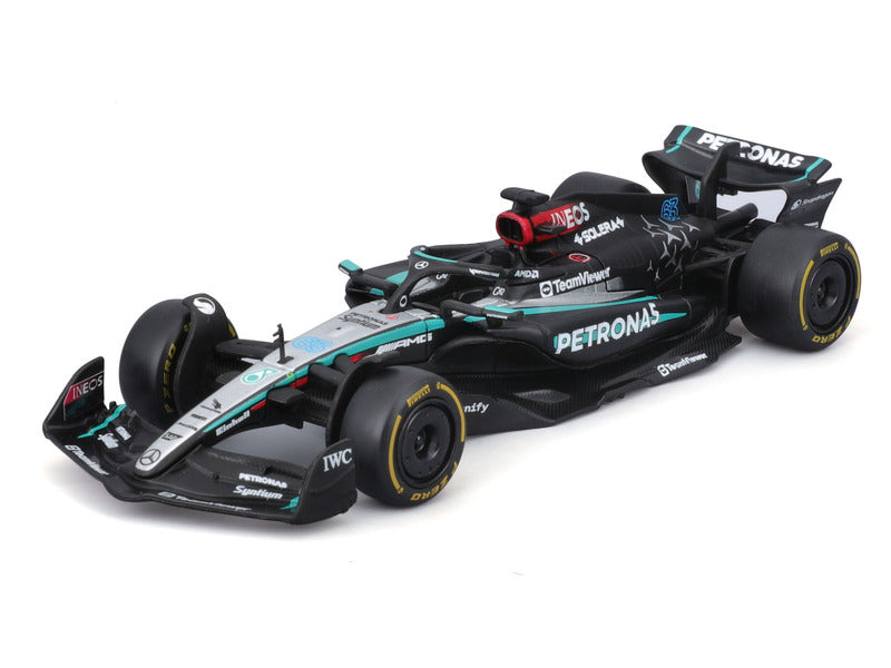 Mercedes coche a escala, bburago, George Russell, #63, 1:43, F1W15