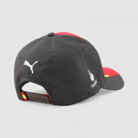 Gorra de béisbol Ferrari Sainz, Jr. Rosso Corsa-PUMA Negro - FansBRANDS®