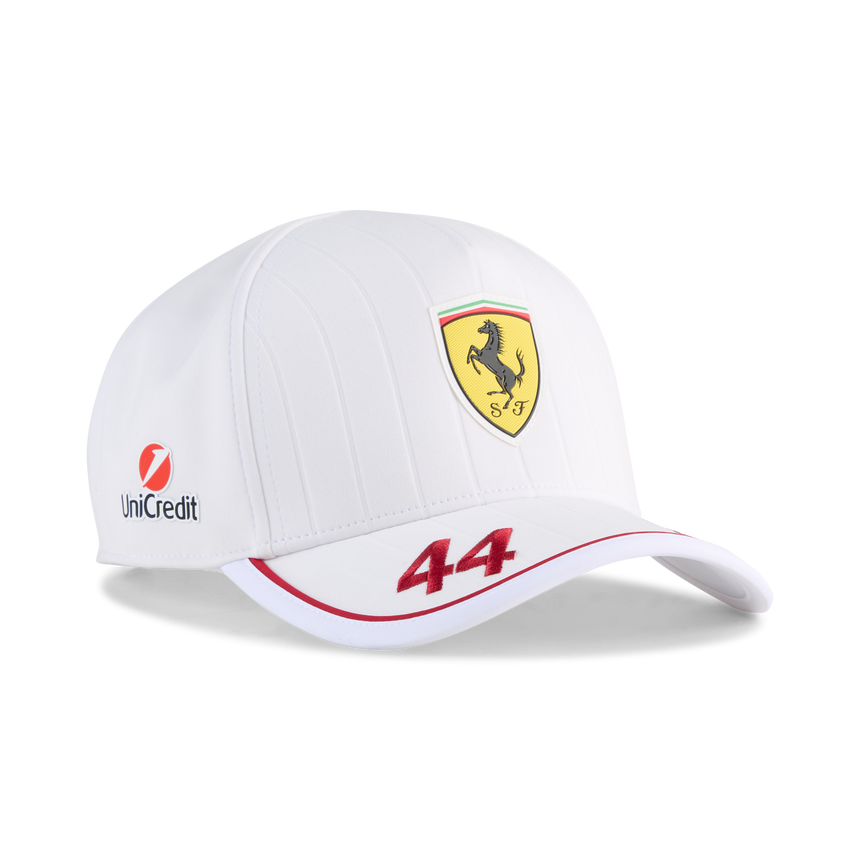 Ferrari, Lewis Hamilton, gorra de béisbol, blanca 🔥