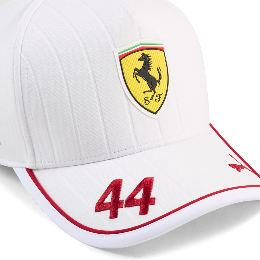 Ferrari, Lewis Hamilton, gorra de béisbol, blanca 🔥
