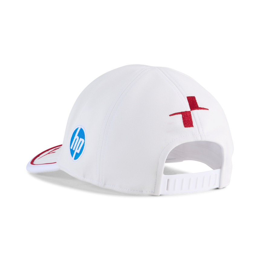 Ferrari, Charles Leclerc, gorra de béisbol, blanca