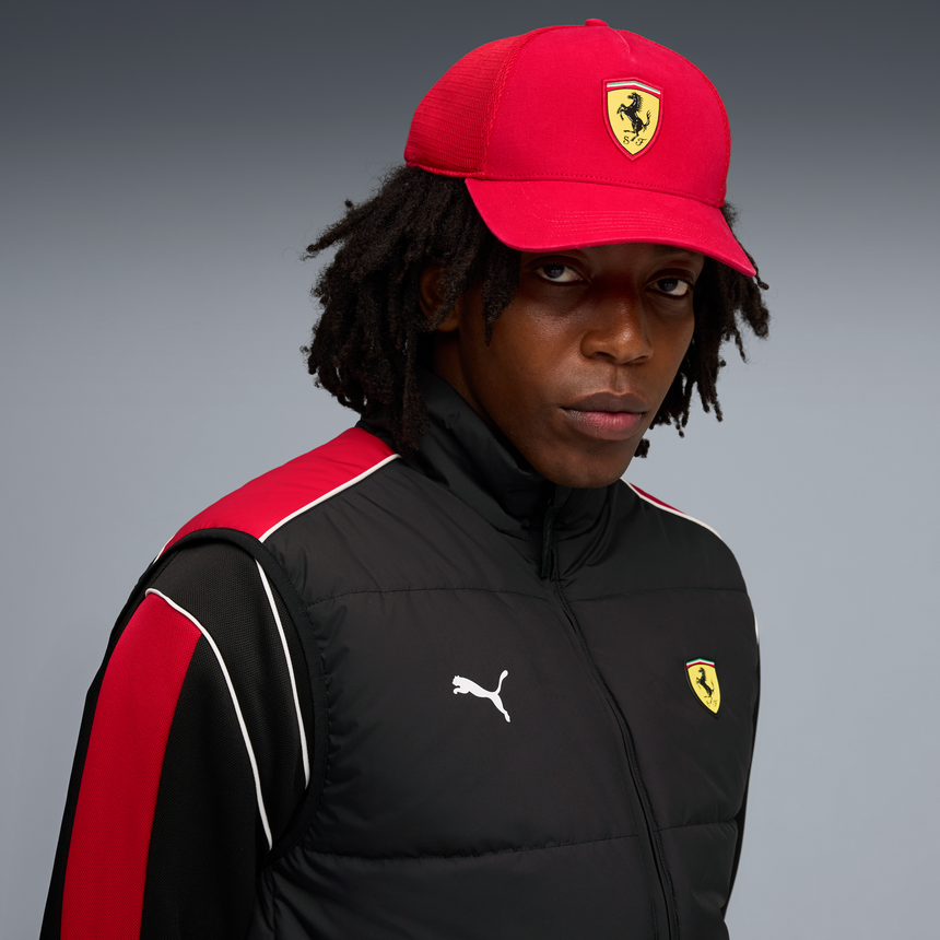 Gorra camionera Ferrari, Puma, roja 🔥