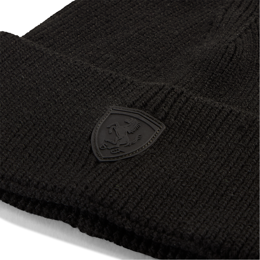 Gorro Ferrari Pro, Puma, de copa media, negro