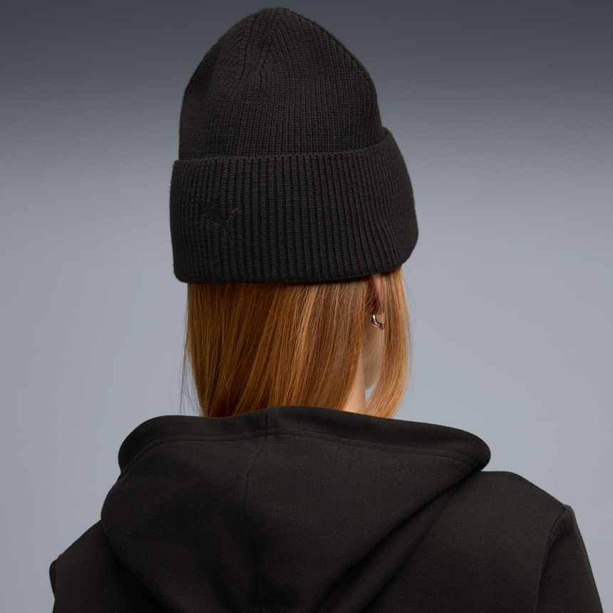 Gorro Ferrari Pro, Puma, de copa media, negro