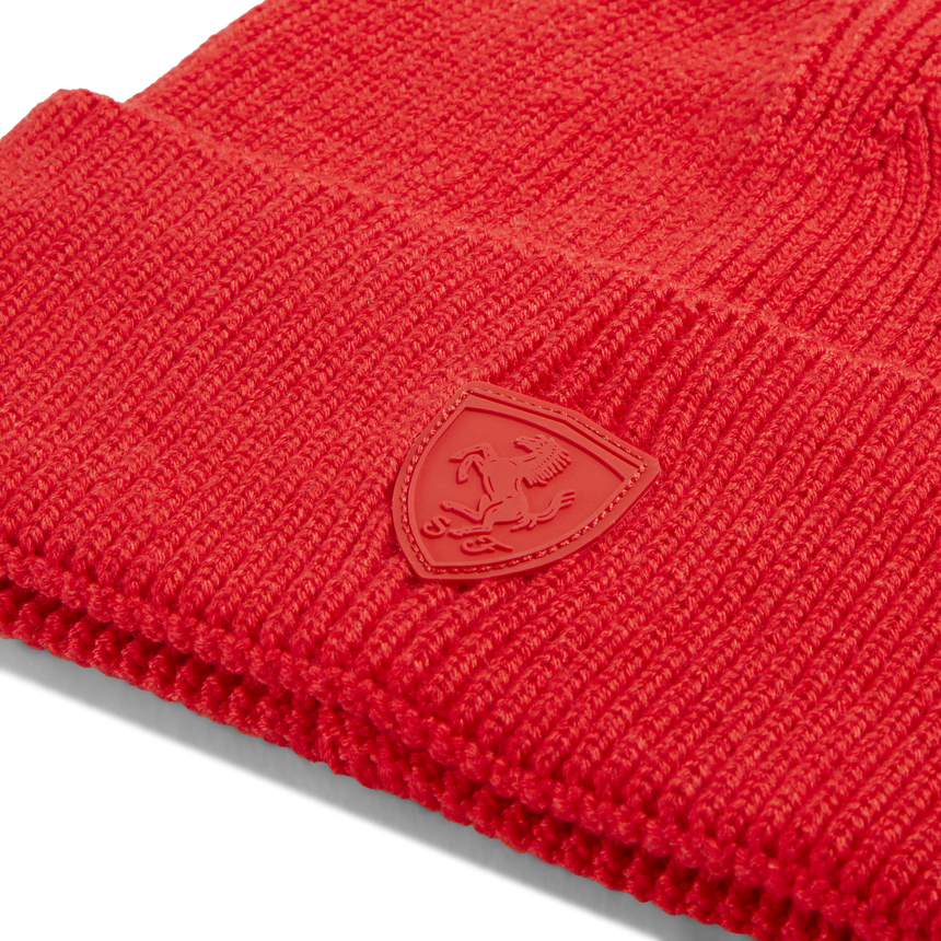 Gorro Ferrari Pro, Puma, de copa media, rojo