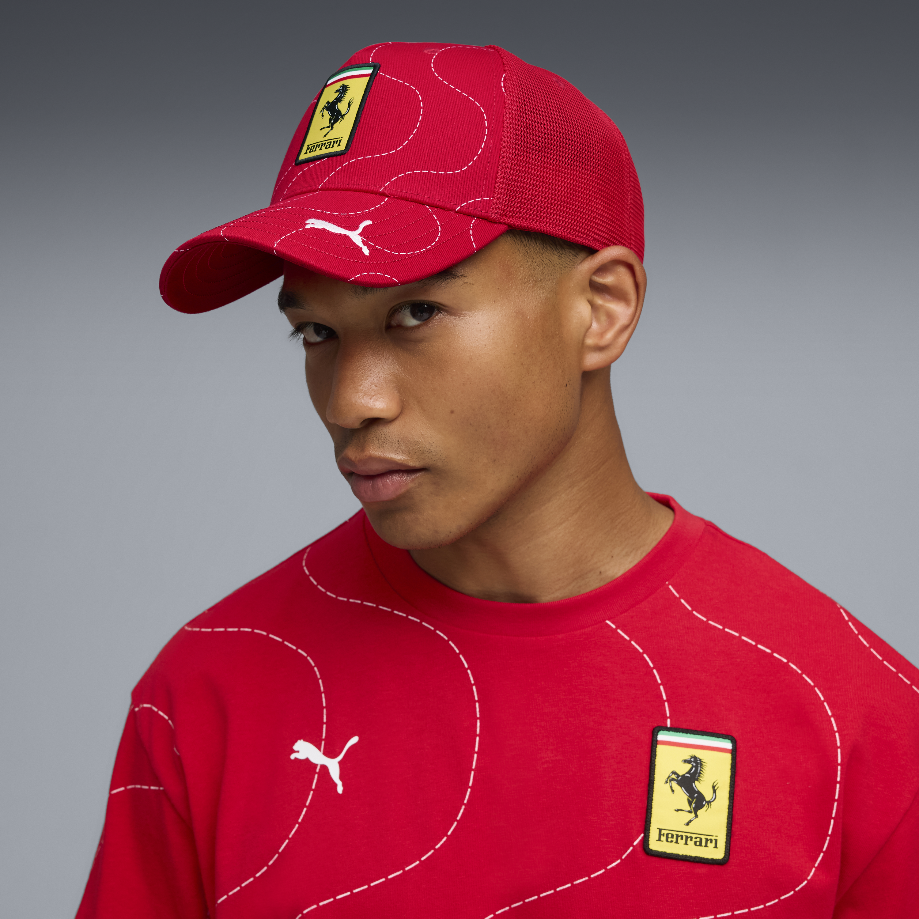 Gorra de camionero Ferrari, edición especial Monza, roja 🔥