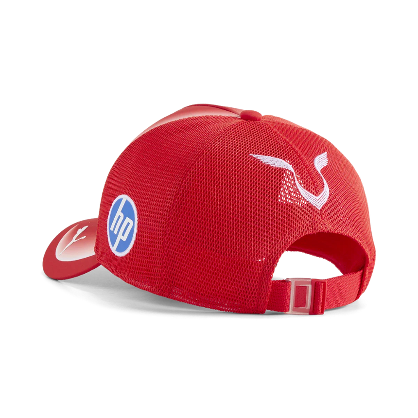 Gorra trucker Ferrari, equipo, Lewis Hamilton, Puma, roja
