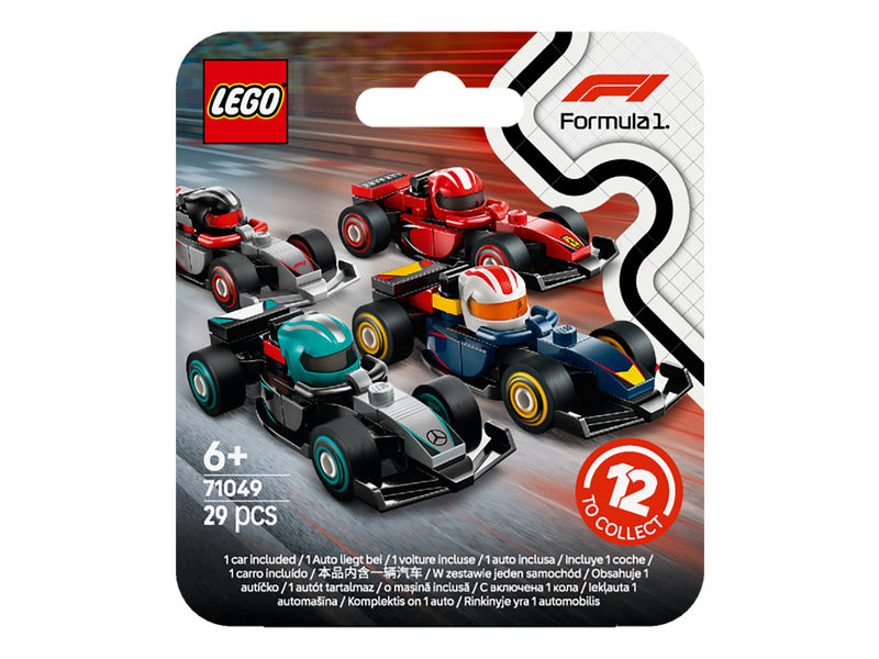 LEGO® Minifigures, 71049, coleccionables 1 de 12, coches de F1
