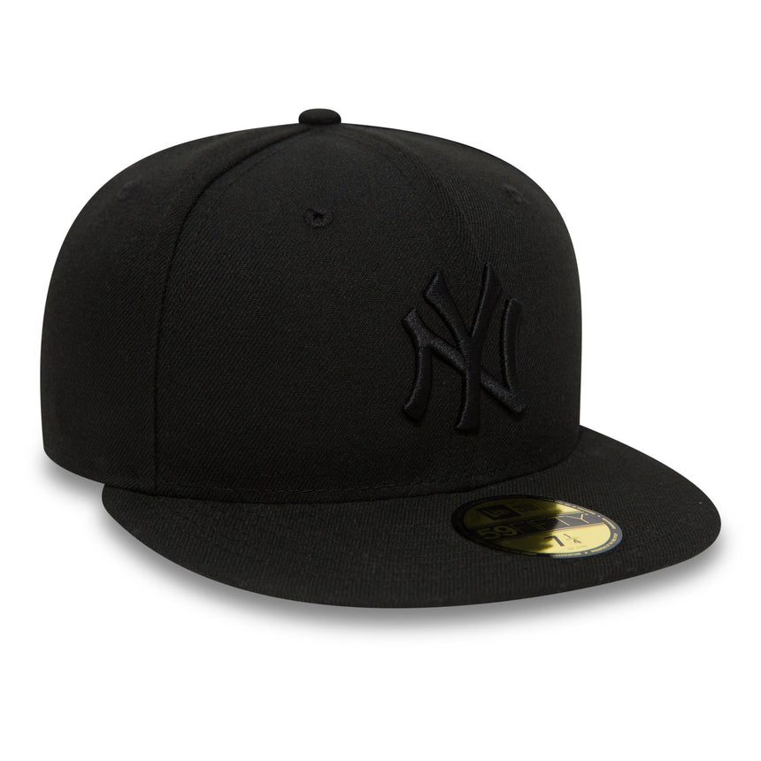Gorra de los Yanquis de Nueva York, New Era, 59FIFTY, negra