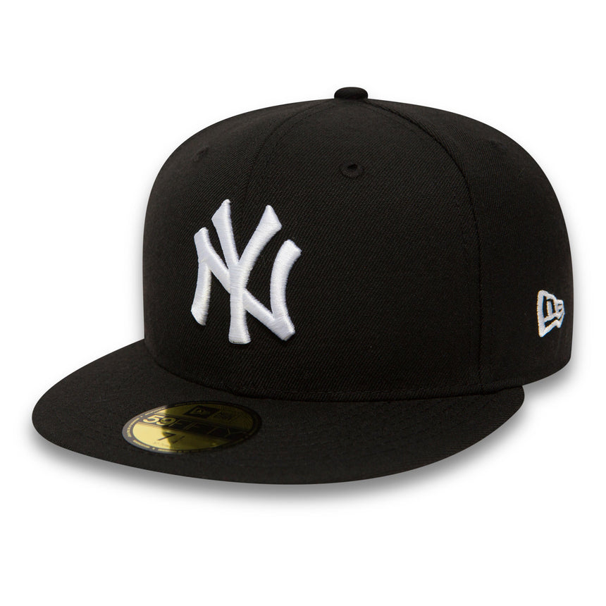 Gorra de béisbol de los Yankees de Nueva York, New Era, Básica, negra