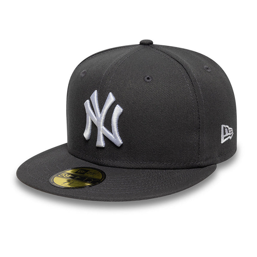 Gorra de los Yankees de Nueva York, New Era, Básica, gris