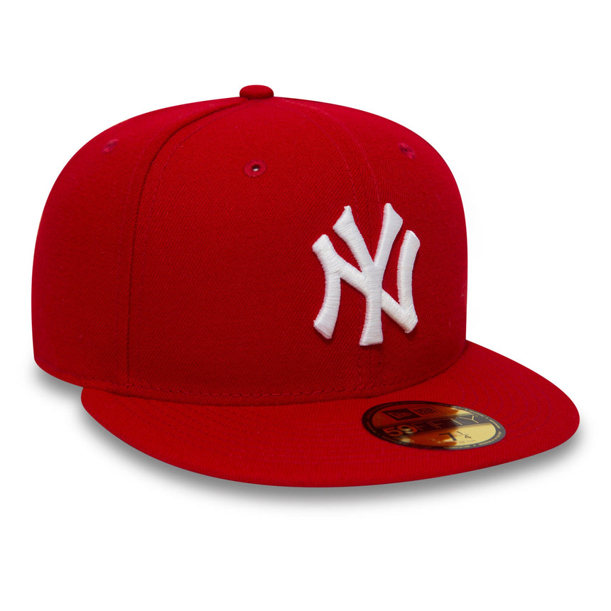 Gorra de béisbol New Era para los New York Yankees, Básica, roja