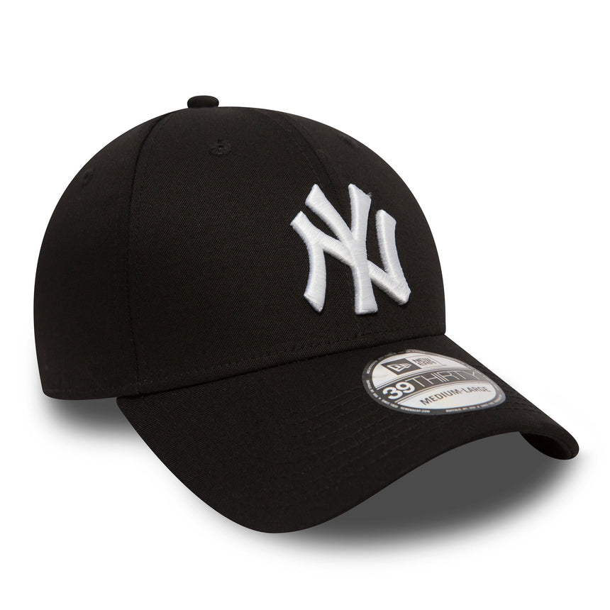 Gorra de los Yankees de Nueva York, New Era, 39THIRTY, Básico, negra
