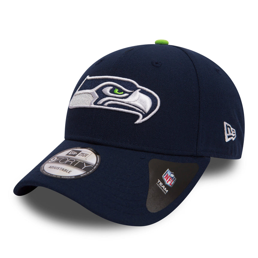 Gorro de Seattle Seahawks, equipo, New Era, 9FORTY, azul