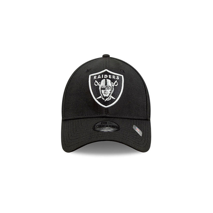 Gorra de los Raiders de Las Vegas, New Era, 9FORTY, negra