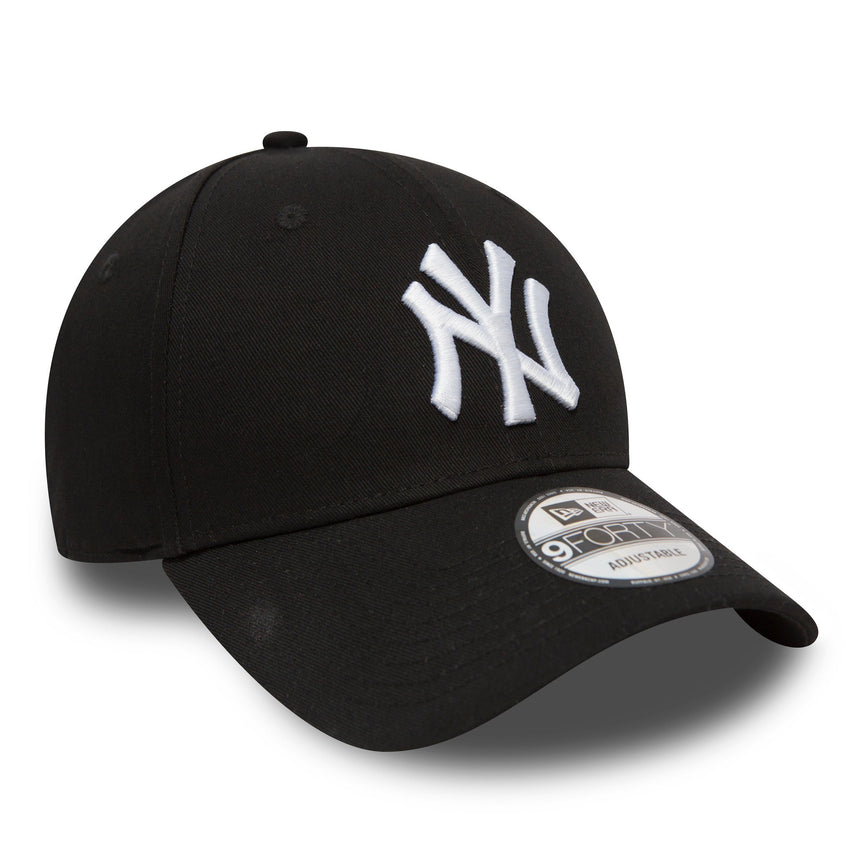 Gorra de béisbol de los Yankees de Nueva York, New Era 9FORTY, negra