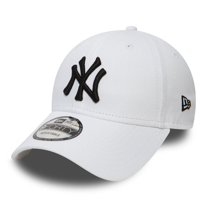 Gorra de béisbol de los Yankees de Nueva York, New Era 9FORTY, blanca