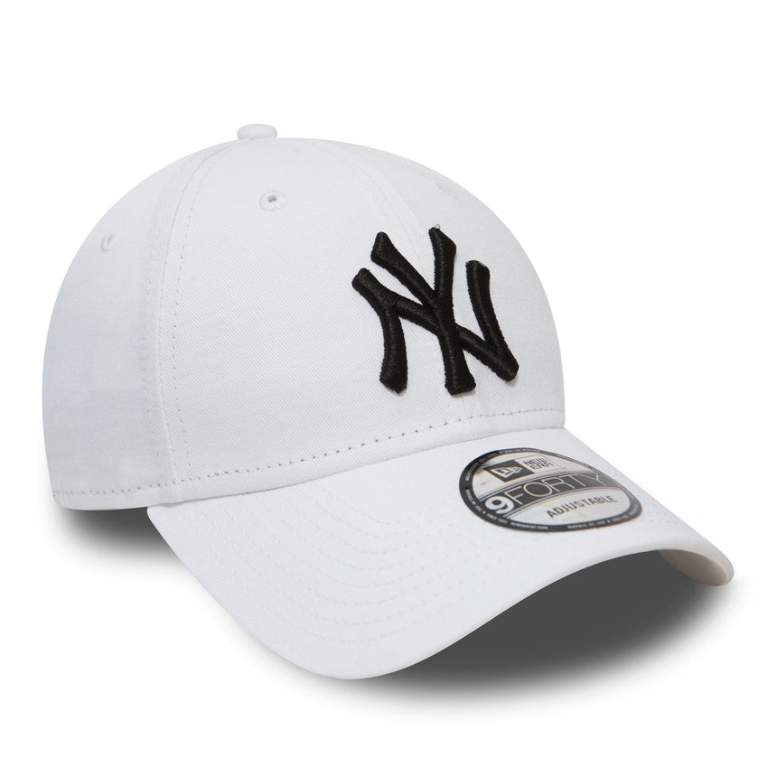 Gorra de béisbol de los Yankees de Nueva York, New Era 9FORTY, blanca