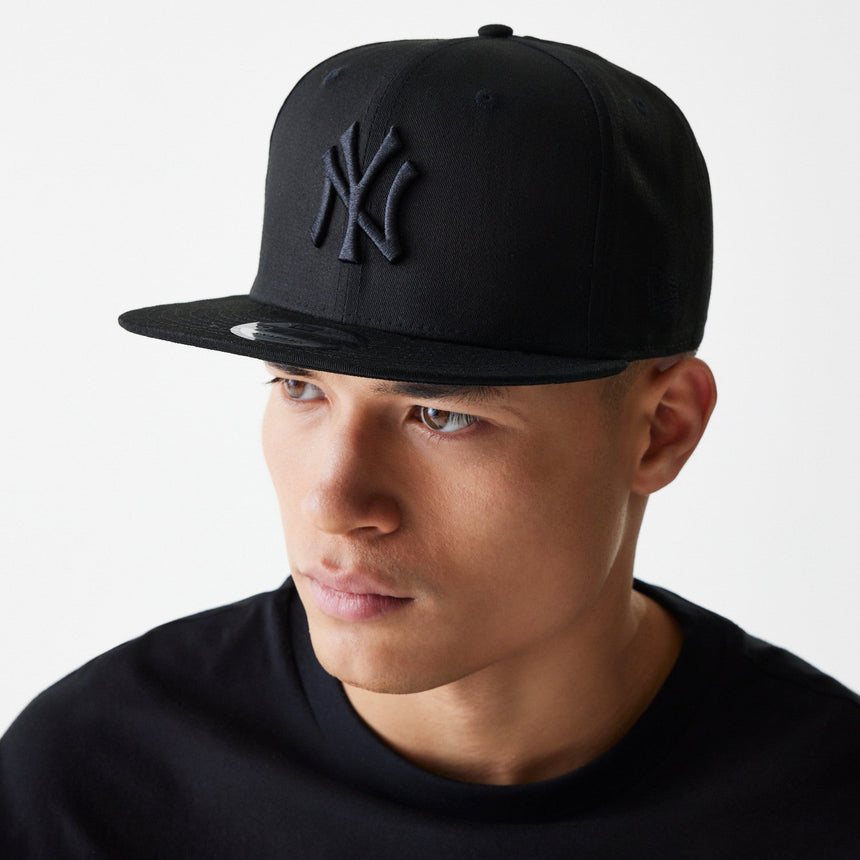 Gorra de los Yankees de Nueva York, New Era, 9FIFTY, negra