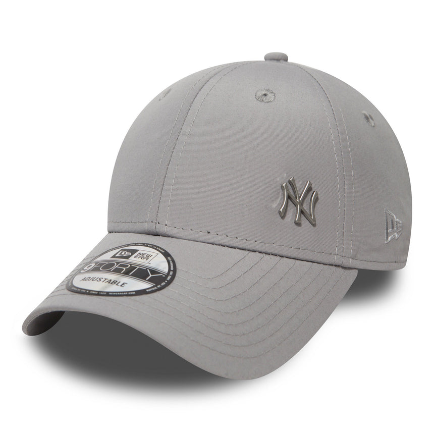Gorra de los Yankees de Nueva York, New Era, 9FORTY, impecable, gris