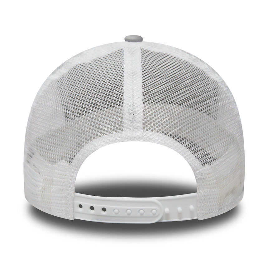 Gorra de los Yanquis de Nueva York, New Era, trucker, gris