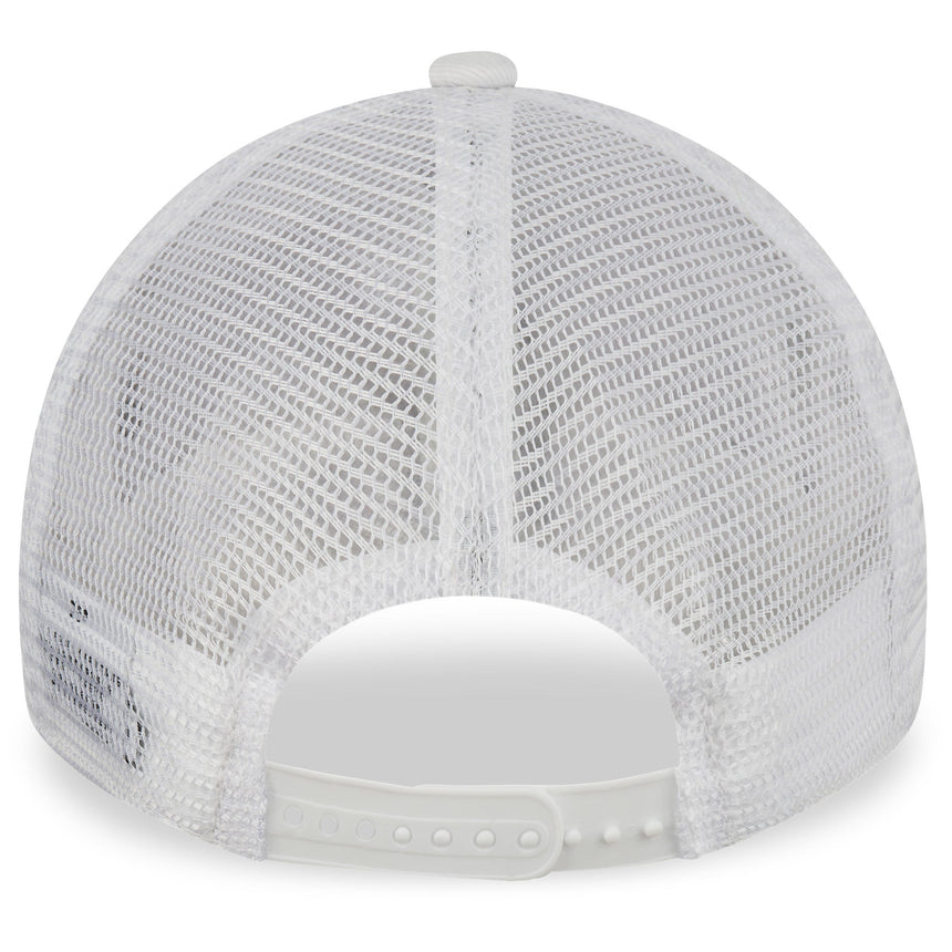 Gorra de los New York Yankees, New Era, estilo trucker, esencial, blanca