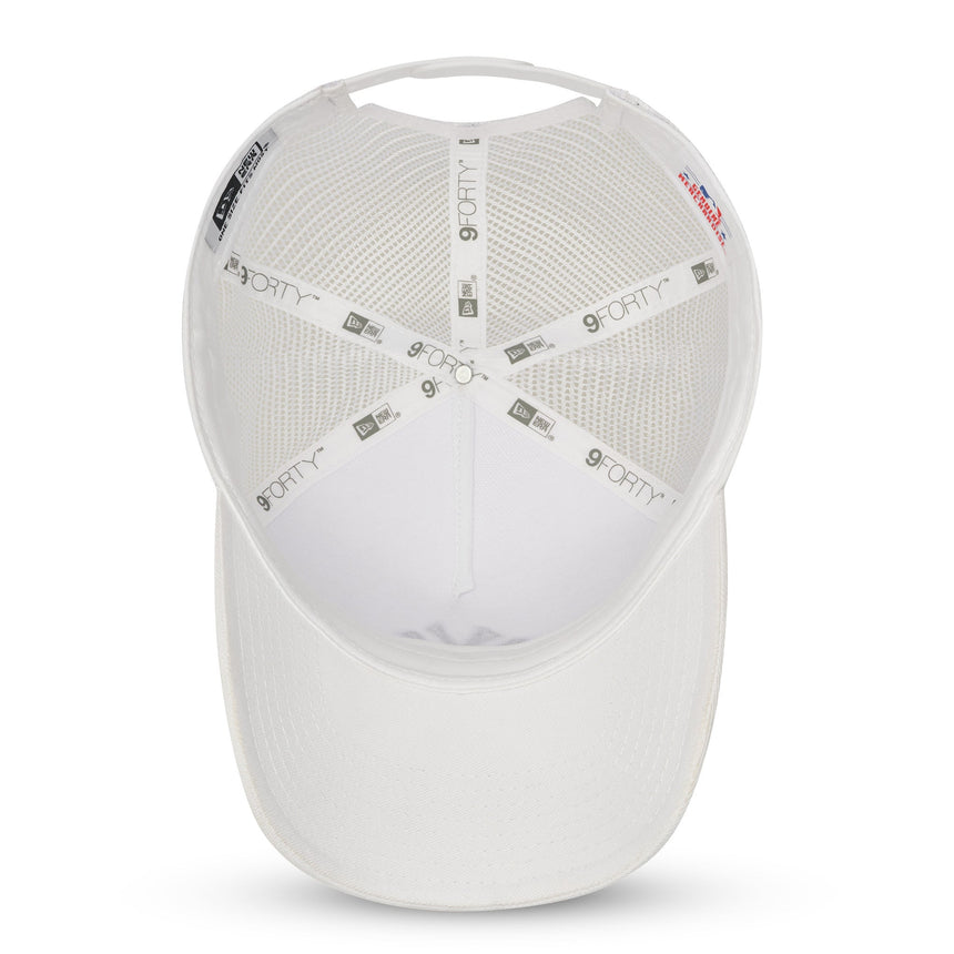 Gorra de los New York Yankees, New Era, estilo trucker, esencial, blanca