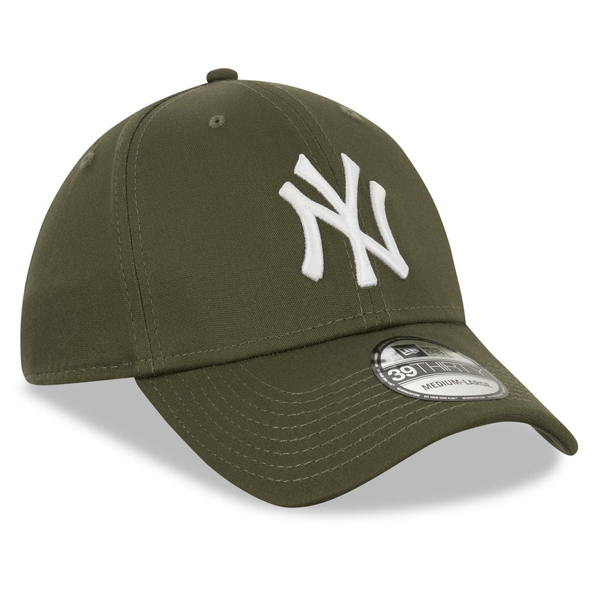 Gorra de los Yankees de Nueva York, New Era, 39THIRTY, esencial, caqui