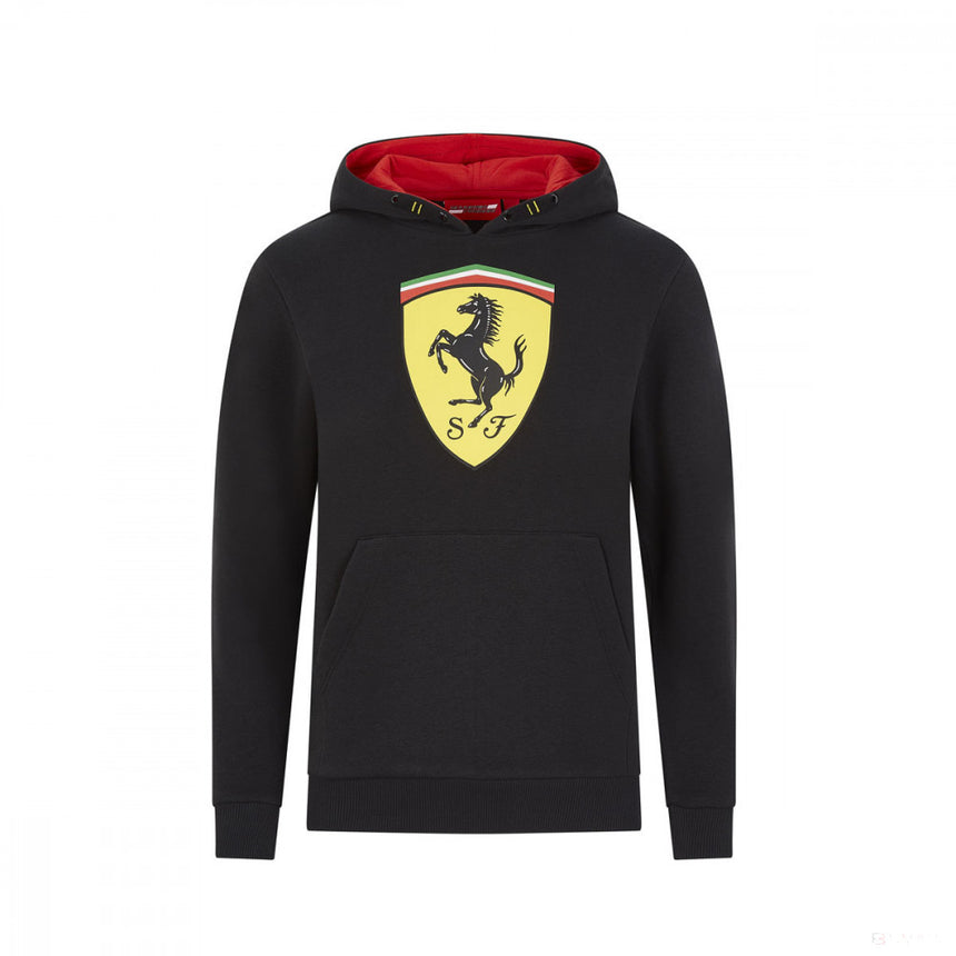 Sudadera niño, Ferrari Scudetto, Negro, 2020 - FansBRANDS®