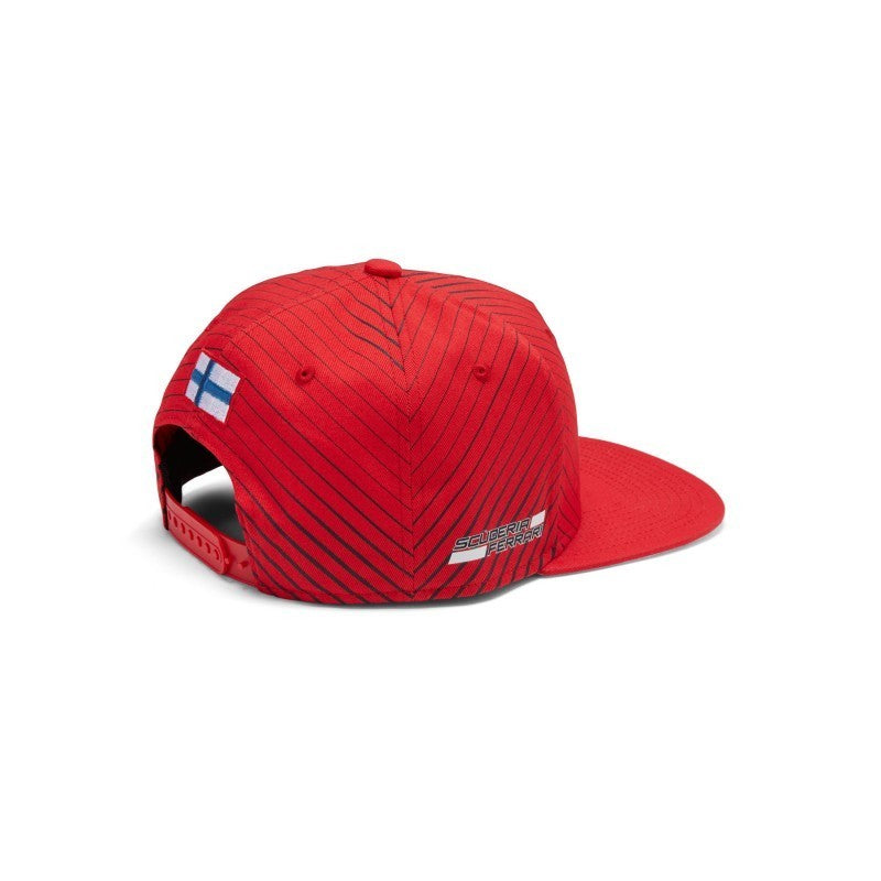 Gorra de ala plana, Ferrari Kimi Raikkönen, Unisex, Rojo, 2018 - FansBRANDS®