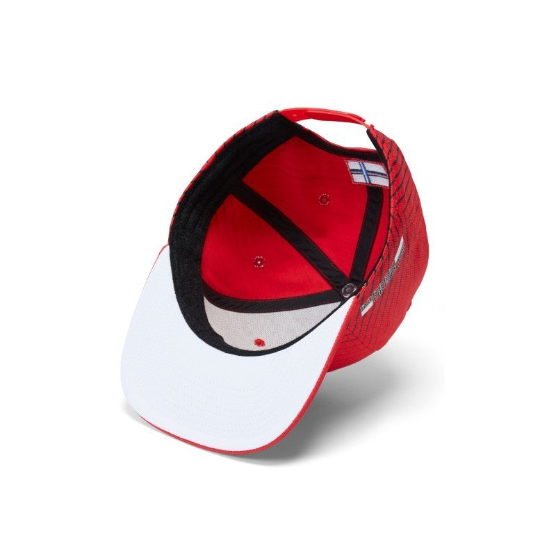 Gorra de ala plana, Ferrari Kimi Raikkönen, Unisex, Rojo, 2018 - FansBRANDS®