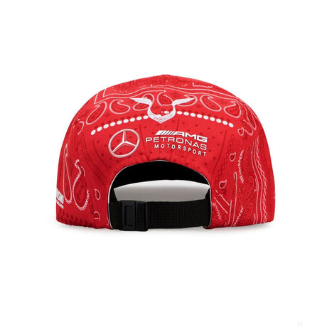 Gorra de beisbol Mercedes Lewis Hamilton - British GP, Unisex, Rojo, 2020 - FansBRANDS®