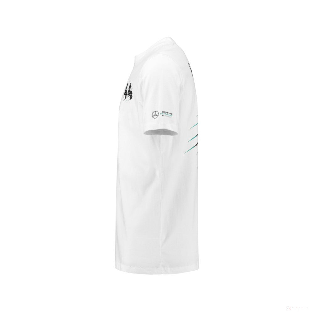 Camiseta infantil Mercedes Lewis Hamilton, Blanco, 2018 - FansBRANDS®