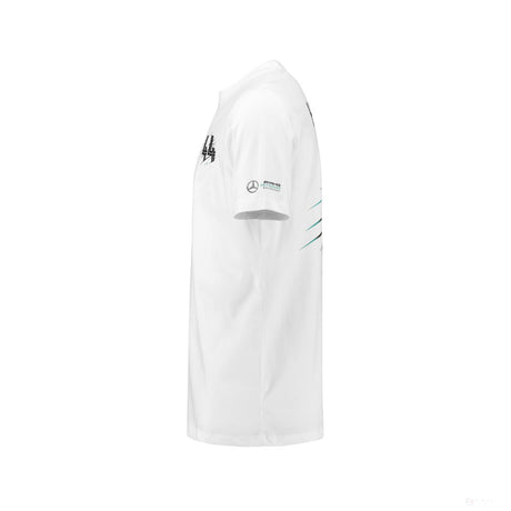 Camiseta infantil Mercedes Lewis Hamilton, Blanco, 2018 - FansBRANDS®