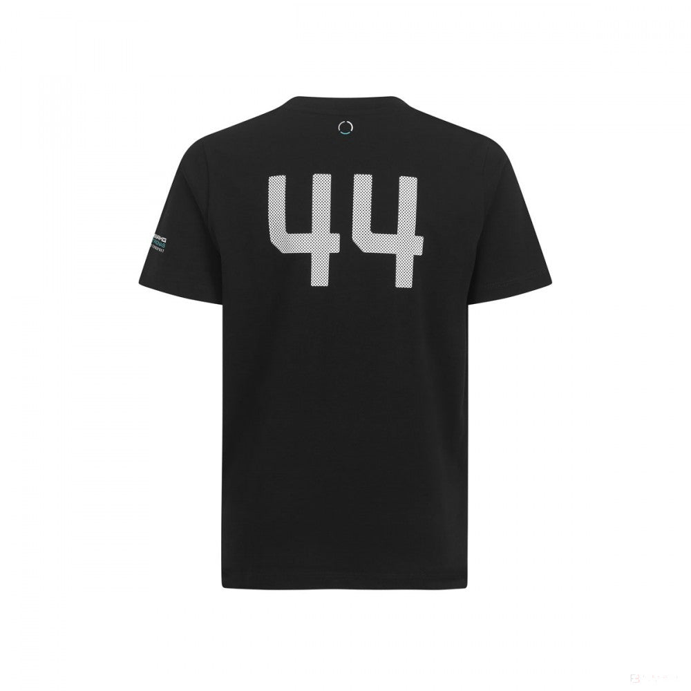 Camiseta infantil Mercedes Lewis Hamilton, #44, Negro, 2019 - FansBRANDS®