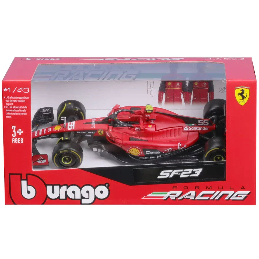 Ferrari F1-23 Automodell Bburago 1:43 Carlos Sainz #55 2023