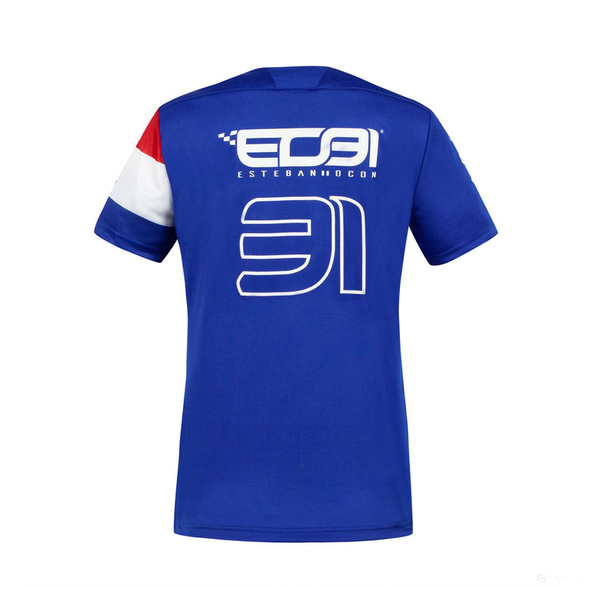 Camiseta de Mujer, Alpine Esteban Ocon 31, Azul, 2021 - Team - FansBRANDS®