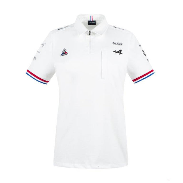 Camiseta de Mujer con Cuello, Alpine, Blanco, 2021 - Team - FansBRANDS®
