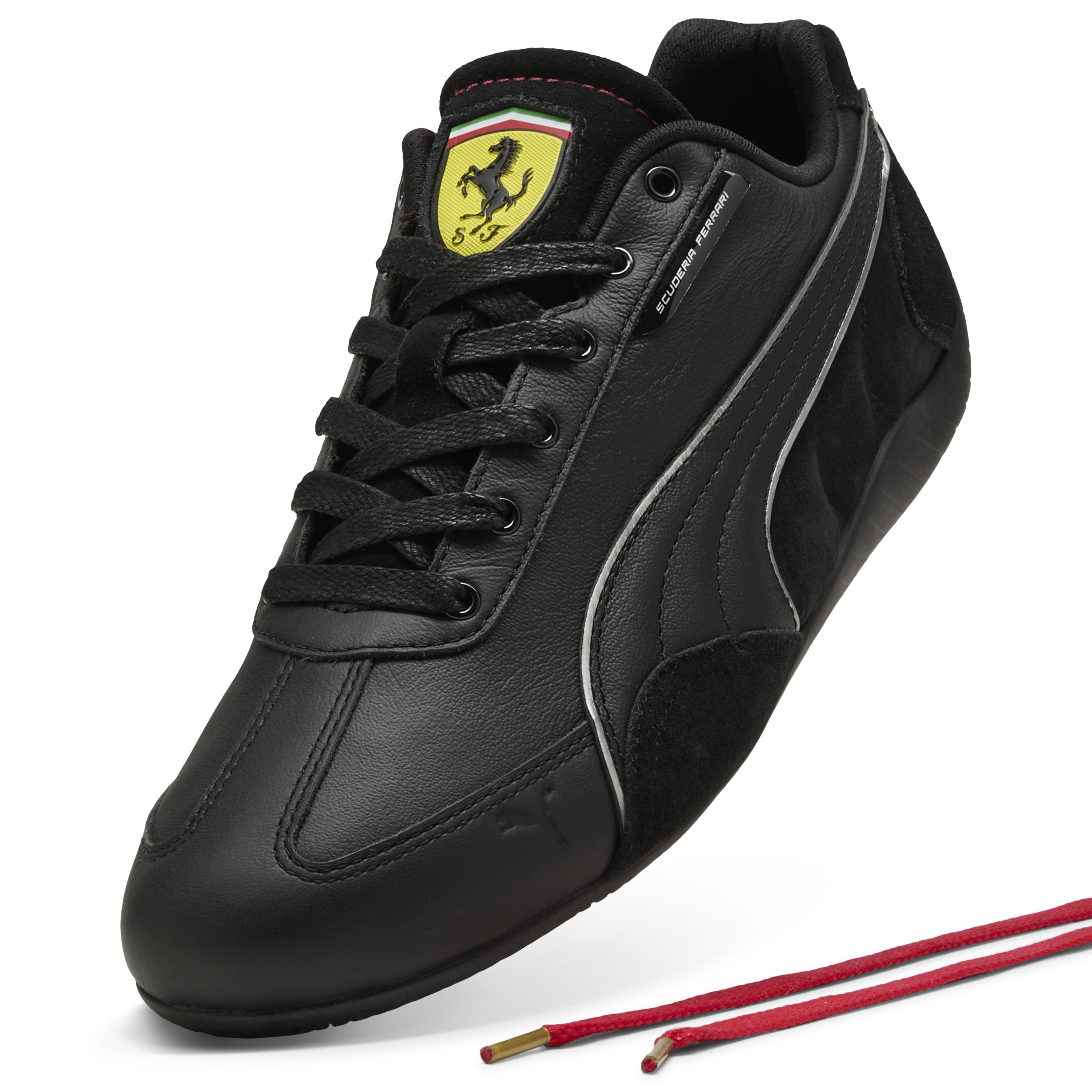 Zapatos Ferrari, Puma, Speedcat, negro-rojo 🔥