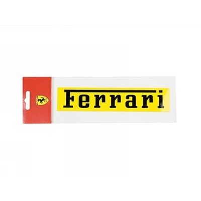 Pegatina, Ferrari, Unisex, Amarillo, 11x2 cm, 2012 - FansBRANDS®
