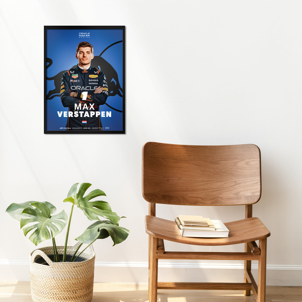 Print original de F1 - Póster de Max Verstappen (tamaño A3)