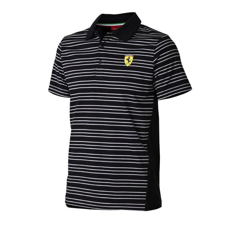 Camiseta de hombre con cuello, Ferrari Classic, Negro, 2015 - FansBRANDS®