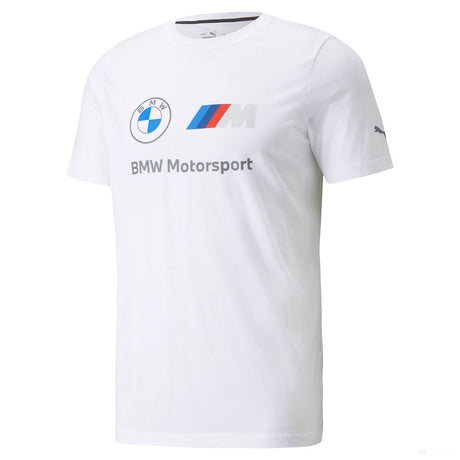 Camiesta para Hombre, Puma BMW MMS ESS Logo, Blanco, 2021 - FansBRANDS®