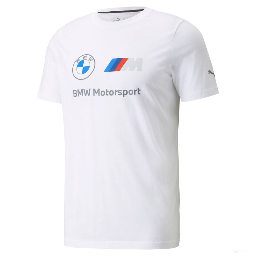 Camiesta para Hombre, Puma BMW MMS ESS Logo, Blanco, 2021 - FansBRANDS®