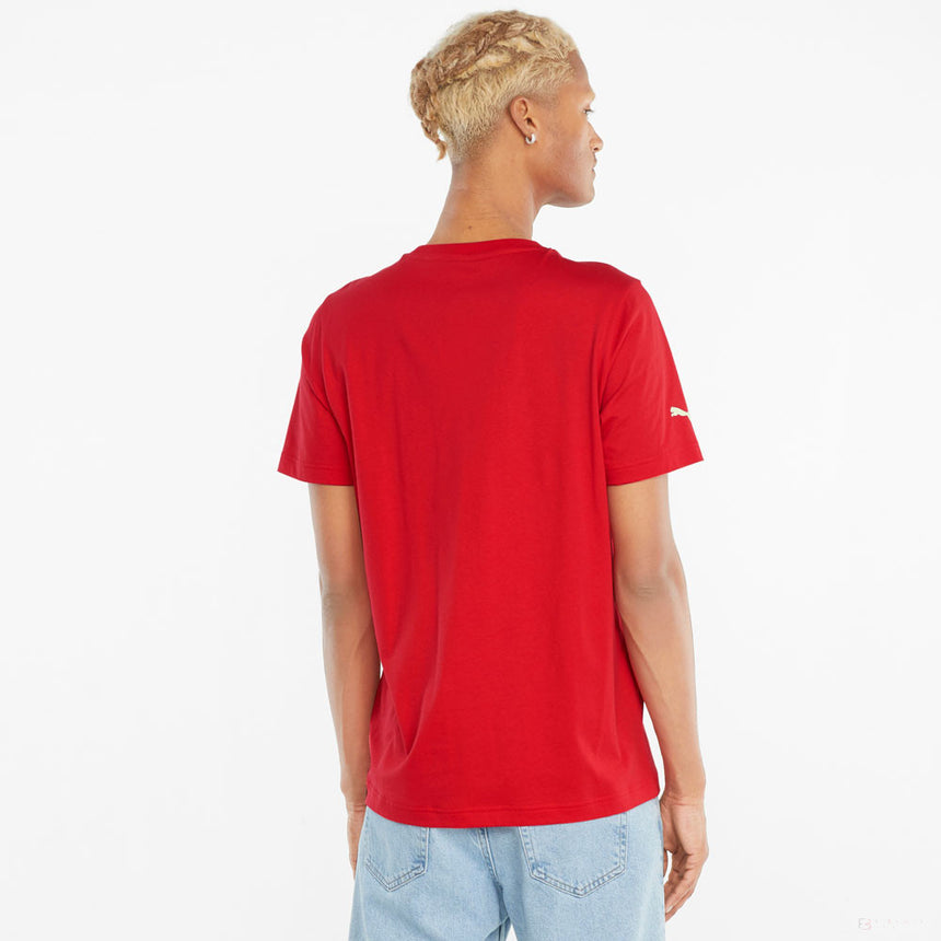 Camiesta para Hombre, Puma Ferrari Race Graphic, Rojo, 2021 - FansBRANDS®
