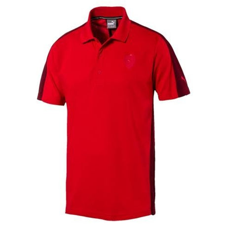 Camiseta de hombre con cuello, Puma Ferrari, Rojo, 2017 - FansBRANDS®