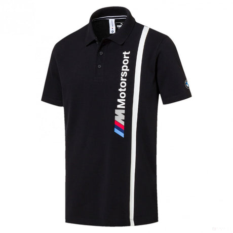 Camiseta de hombre con cuello, Puma BMW MMS, Negro, 2018 - FansBRANDS®