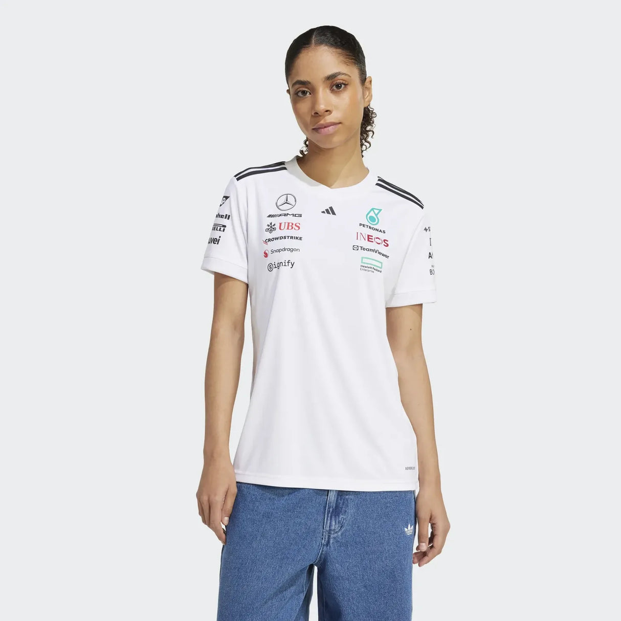 Mercedes Women's Short-Sleeved Pilot T-Shirt 🔥