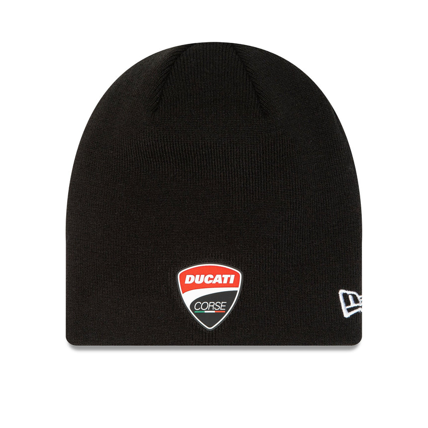 Gorro Ducati, logotipo de goma, New Era, negro